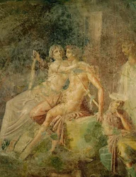 Mars en Venus. Van het Huis van de Citharist, Pompeii