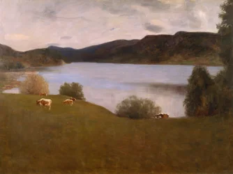 Avondlandschap vanaf Kviteseid