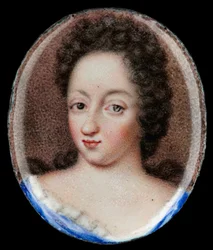 Miniatuur van koningin Ulrika Eleonora de Oudere van Zweden