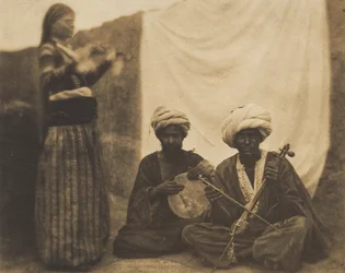 Egyptische Muzikanten Rawabí en Almée