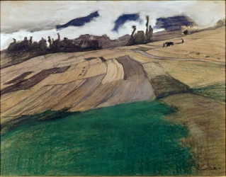 Landschap bij Savièse