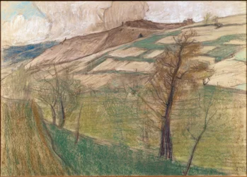 Landschap in de omgeving van Savièse