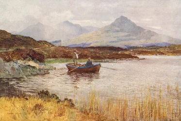 Loch Lundy en Ben Tee van boven Invergarry