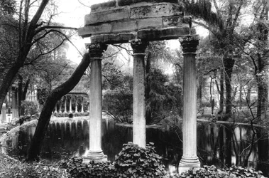 De Naumachias Korinthische zuilen, Parc Monceau, Parijs, 1931