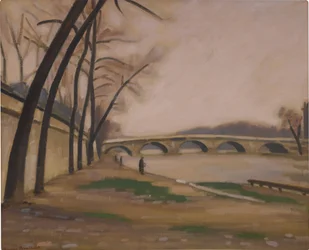 Oevers van de Seine in Parijs, ca. 1920-30