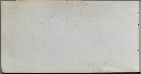 Schetsboek, pagina 02: Studies van benen