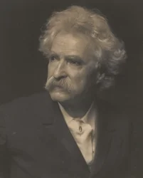Mark Twain, ca. 1907 (z/w foto)