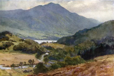 Ben Venue en Loch Achray, Trossachs