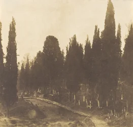 Turkije: Begraafplaats Scutari,1852 (foto)