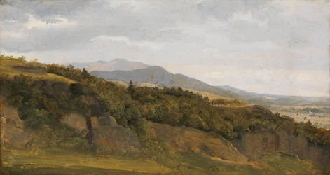 Duits Landschap met Uitzicht op een Brede Vallei, ca. 1829-30