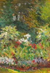 Bloeiend tuinperk