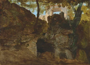 Ingang van het Chigi-park in Ariccia