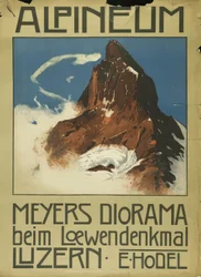 Meyers Diorama bij het Leeuwenmonument in Luzern