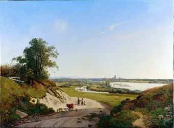 Uitzicht op München vanaf Oberföhring