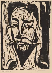 Hoofd van Prof. Dr. Graef, 1915
