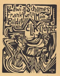 Ludwig Schames Frankfurt am Main, schilderijen van E.L. Kirchner, 1919