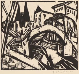 Rivieroever bij Elisabeth Berlijn, 1912-1913