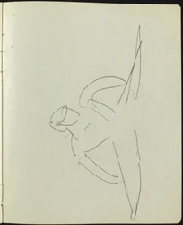 Dansers en Artiesten (Pagina uit een Schetsboek)