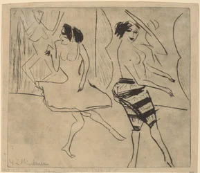 Dansers in Studio