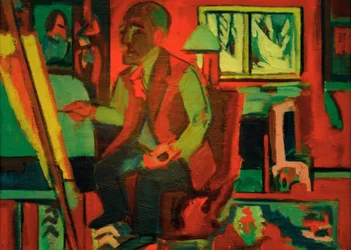 Hollander in het atelier – Jan Wiegers