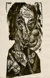 Hoofd van de zieke - Zelfportret