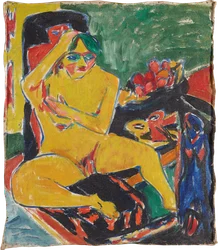 Naakt in het atelier