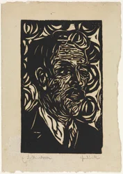 Portret van Max Pechstein