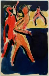 Ansichtkaart aan Erich Heckel van 23