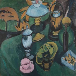 Stilleven met een lamp, 1912