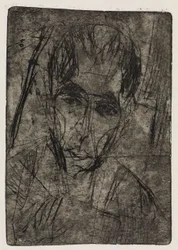 Bocht in de weg/Portret van Wilhelmine Julow I