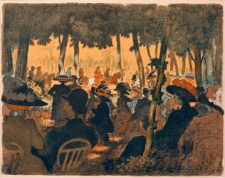 Mensen in het park