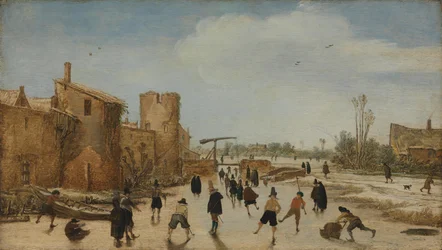 IJsvermaak op de vestinggracht