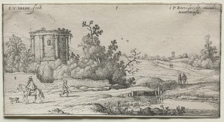 Landschappen: Landschap met Ruïnes van een Romeinse Tempel