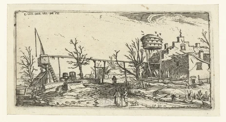 Landschap met een brouwerij (Landschappen)