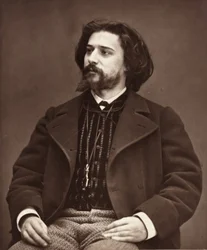 Alphonse Daudet Franse romanschrijver, 1849-1897, ca. 1876