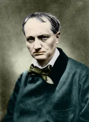 Charles Baudelaire (1821-1867), Franse schrijver, Foto van Carjat.