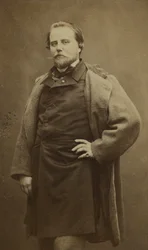 Portret van Charles Basset (1822-1869), beter bekend onder haar pseudoniem Adrien Robert.