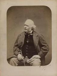 Portret van Honoré Daumier 1808-1879, 1864