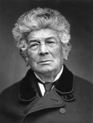 Portret van een onbekende man door fotograaf Etienne Carjat. Originele afdruk, fonds van de fotografische werkplaats Roth  Cie.