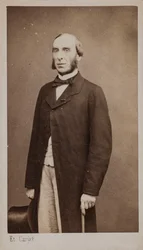 Portret van de componist Graaf Nicolò Gabrielli 1814-1891, 1890