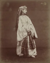 Sarah Bernhardt in "Zaire" door Voltaire