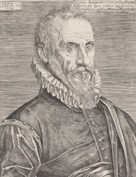 Portret van Ambroise Paré, de chirurg van de koning, 1582