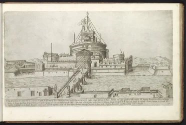 Engelenburcht en de Engelenbrug te Rome