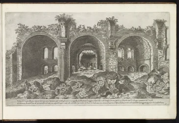 Resten van de Basilica van Maxentius te Rome