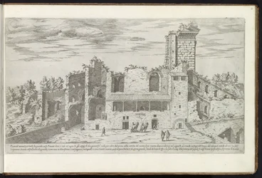 Ruïnes op de Quirinaal te Rome