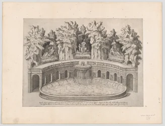 Speculum Romanae Magnificentiae: Fontein en Tuinen van de Villa d