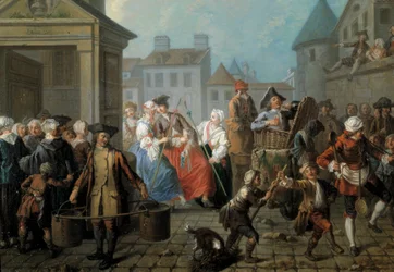 Carnaval in de straten van Parijs (detail)