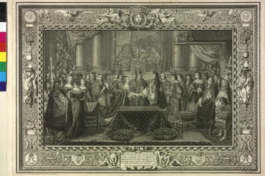 Huwelijk van koning Lodewijk XIV met Maria Theresia van Oostenrijk