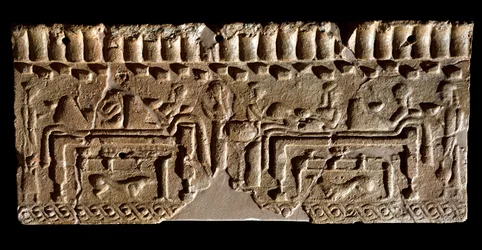 Terracotta fries met een banketscène, 580 v.Chr.