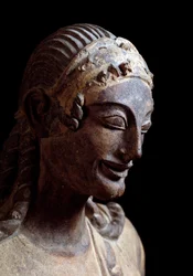 Hoofd van Apollo uit Veio (detail)